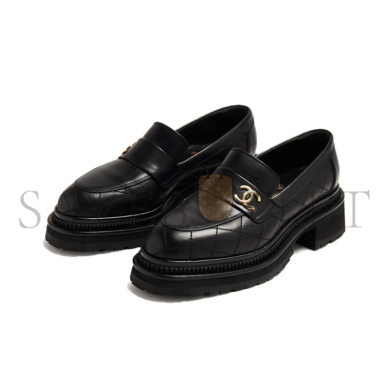 CHANEL WOMEN’S LOAFERS BLACK G45074